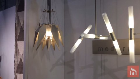 Machine Flower and Flute Light Fixtures at ICFF 2015 by Modern Verve