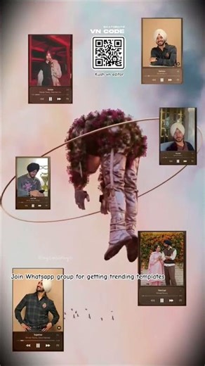 punjabi sad song vn Template | vn QR code #editing #song #qrcode #viral #vn #lyric #punjabisong