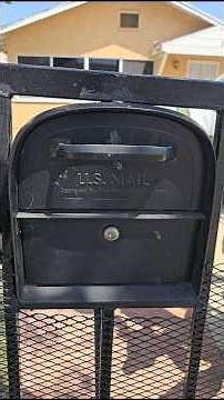mailbox on wrought iron fence, how to install