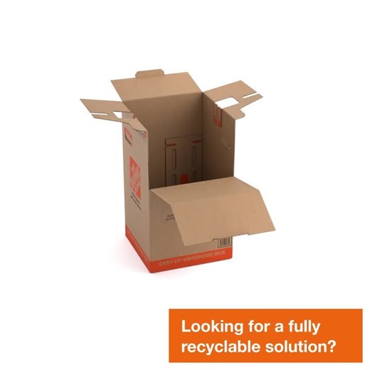 The Home Depot Medium Easy Up Wardrobe Moving, Shipping, Packing Box (6 Pack) NEWWRDB6