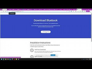 Installing the bluebook app