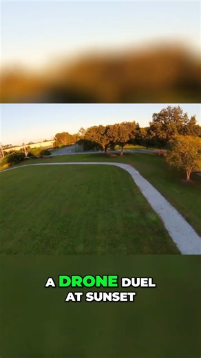 Drone Duel During Golden Hour 🚀 #drone #dji #fpvdji #fpvdrone #quadcopter #fpv #duel #crash