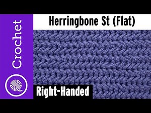 How to Crochet Herringbone Stitch