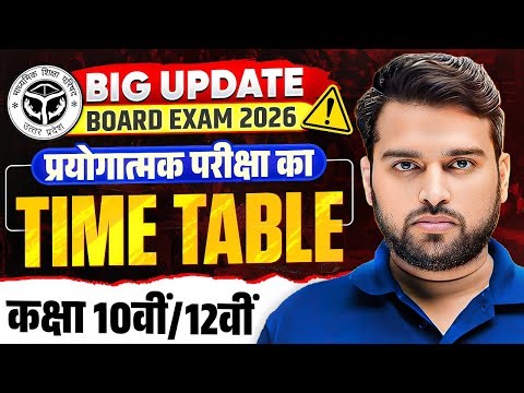 Big Update | UP Board Practical Exam 2026 Time Table जारी | Class 10th 12th बड़ी खबर