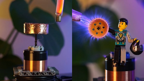 Creating Stunning Plasma Arcs with a Lego Tesla Coil