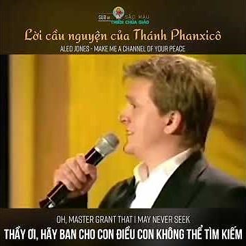 Kinh Hòa Bình tiếng anh - Lời cầu nguyện của Thánh Phanxicô
