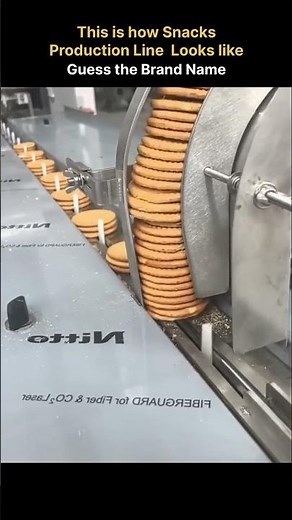 How Biscuit Packaging Machine Works: Sandwich Cookie Logic 🤯🔥 #shorts