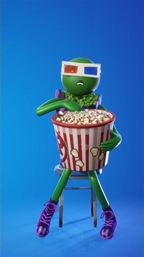 JUMBO POPCORN Emote In FORTNITE! | #Fortnite #Emote