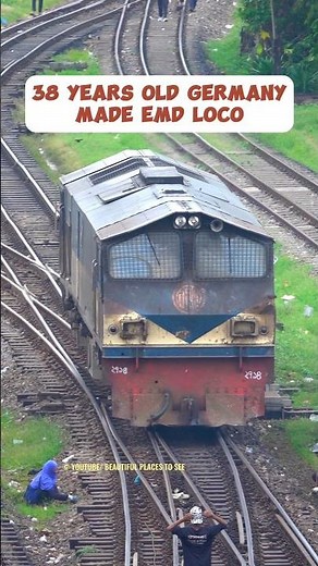38 years old Germany made EMD 2714 JT18U6 Diesel Locomotive