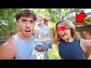 Buying EVERYTHING My GIRLFRIEND Touches Blindfolded! (CHALLENGE)
