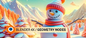 TUTO Blender 4.X - Geometry Nodes - Atelier 01 sur Tuto.com