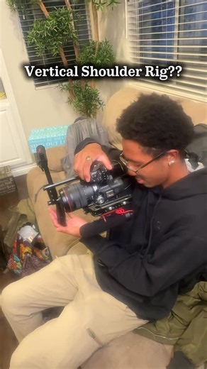 Zavier Gordon | Cinematographer 🎥📽️ on Instagram: "Why else would anyone use a shoulder rig? To shoot horizontal? We don’t do that over here! #filmmaking #cinematography #shoulderrig #funny #joke"