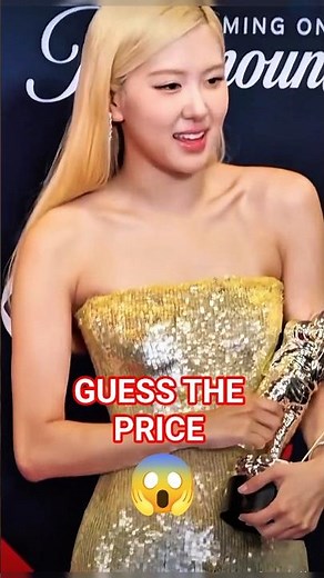 ​Rosé’s Full VMA Outfit Price Reveal! 💸 Is it worth it? #shorts #rosé #blackpink #kpop #bts #fashion