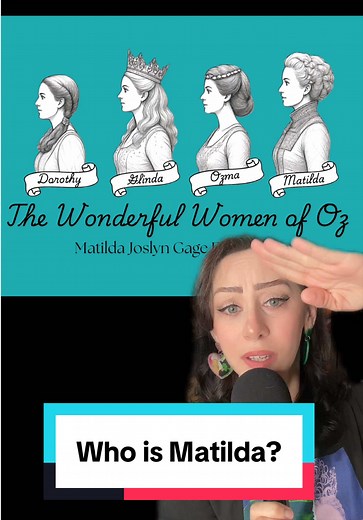 Replying to @Oatmeal Who is Matilda and why is she represented by the @MJG Center_Offical as one of the women of Oz alongside Dorothy? #wizardofoz #booktok #matildaeffect #womensrights #newyork
