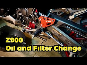 Jak wymienić olej silnikowy w Kawasaki Z900?