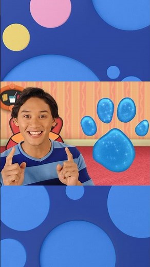 Josh Cleans Blue's Paw Print! 🐾 #shorts