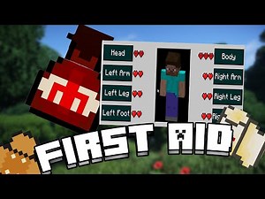 Обзор Мода FIRST AID Minecraft | Новая Система Здоровья Майнкрафт