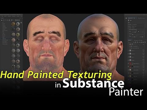 Full Video | Hand Painted Texturing | Substance Painter| Skin Texturing