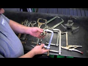 Welding Accessories: Selecting the right welding clamps.