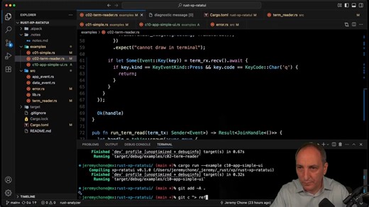 JC Rust Live Coding ➜ Let's Learn RATATUI - Part 2