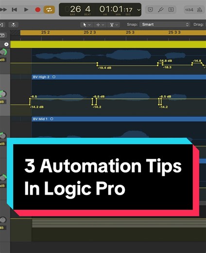 3 Essential Automation Tips for Logic Pro Users