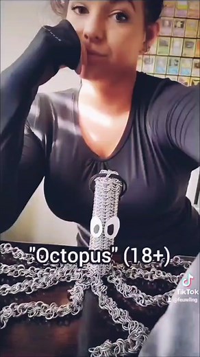 Project How-To: Adult Chainmail Octopus (1:21) #chainmail #chainmaille