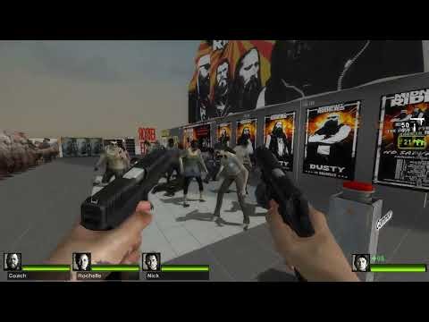 [L4D L4B] 4 Dual Pistols Anims Test Play (work in progress)