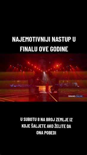 Najemotivniji nastup u finalu Zvezde Granda
