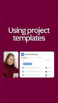 How to create a new project from a template in Asana #projectmanagement #asana #template