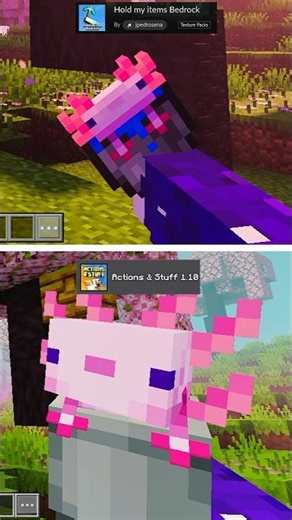 Action & Stuff vs Hold My Items-Minecraft Texture Pack Battle🔥