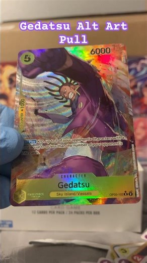 One Piece Awakening of the New Era Gedatsu OP05-102 Parallel Alternate Alt Art