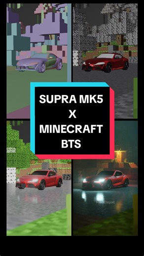 Supra MK5 X Minecraft BTS - Minecraft Animation and Car Edits