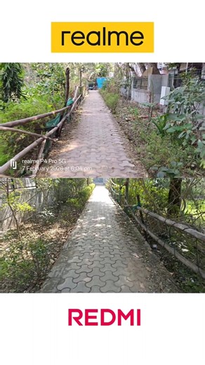 redmi vs realme video stability test #shorts #realmep4pro #redminote10s #cameratest