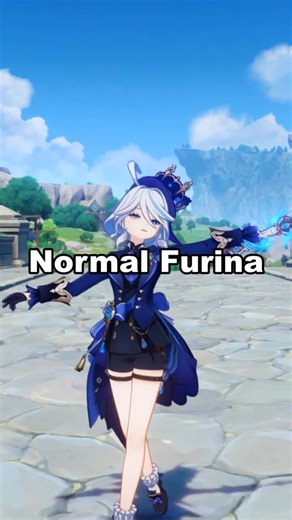 Normal furina vs low cortisol Furina Genshin Impact