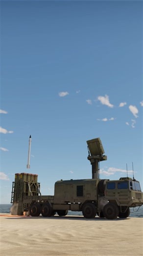 NASAMS AMRAAM closes in on Su-25 Frogfoot target 💥 #nasams #amraam #su25 #sam #missile #sim #combat