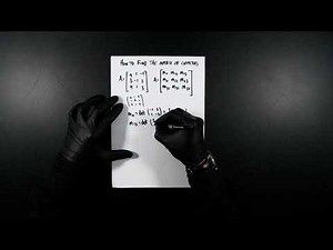 How to Find the Matrix of Cofactors