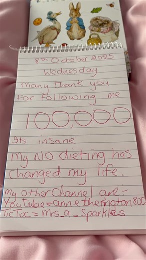 Annie sparkles on Instagram: "THANK YOU TO EACH AND EVERYONE OF YOU My YOUTUBE CHANNEL IS IN MY BIO MY TIC TOC IS mrs_a_sparkles the same as on Instagram 🎀"
