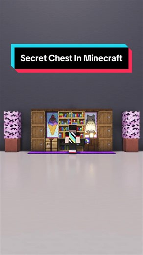 Secret chest in minecraft #minecraft #minecraftbuilds #minecraftbase #minecraftbuildideas #minecraftbuild