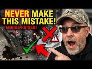 Oil Change Mistakes Most People Make on Zero-Turn Mowers!!!