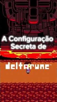 A configuração SECRETA de DELTARUNE #undertale #deltarune #tobyfox #games #deltarunechapter2