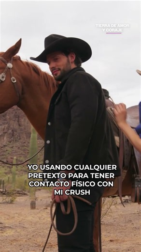 Yo usando cualquier pretexto para tener contacto físico con mi crush #TierraDeAmorYCoraje
