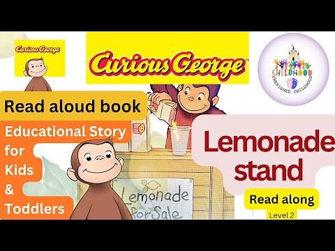 Read Out Loud Book for Kids | Curious George Lemonade Stand | Read Along | Bedtime Story for Kids |