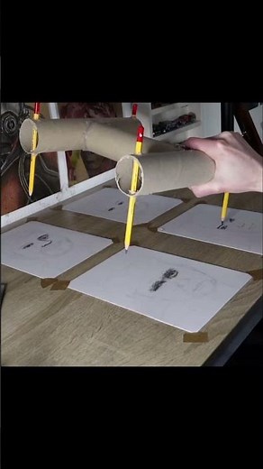 4 bekende mensen tekenen met 1 hand #tekenen #shorts