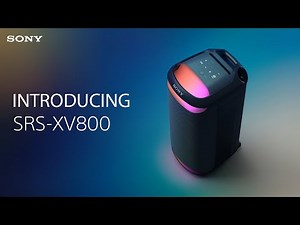 Introducing the Sony SRS-XV800 Wireless Party Speaker