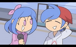 Sky cosplays Soft Sky - FNF animation (Friday Night Funkin')