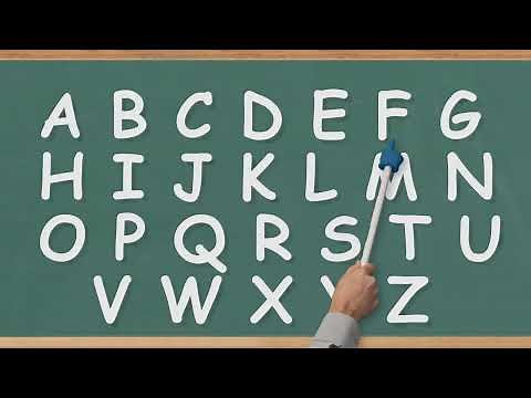 Apprends l'alphabet anglais en 1 minute!