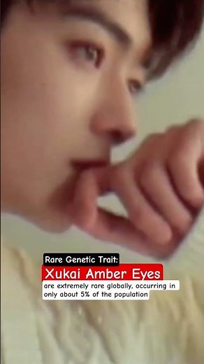 #xukai Rare Genetic Amber Eyes #sosoalive7 #factsoflife #许凯soso