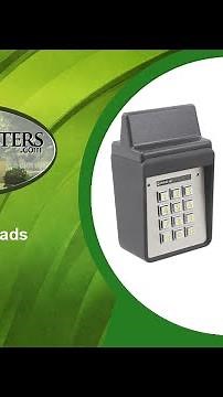 How To Use Linear AK11 & AKR1 Commercial Keypads