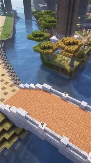 Building a River in Minecraft! #minecraft #minecraftbuilding #minecraftguide #minecraftriver #vibes