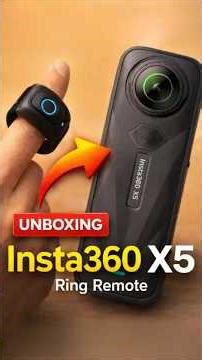 Insta360 X5 Ring Remote | Unboxing, Setup & How to Connect
